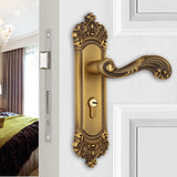 Max Maxb European Style Retro Bedroom Door Handle Lock Interior Room Safety Door Lock