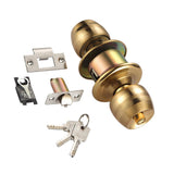 Max Front Door Entry Pull Door Handle Keyed Lock Mechanical Ball Lock 6cm - Bolt
