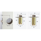 Max Front Door Entry Pull Door Handle Keyed Lock Mechanical Ball Lock 6cm - Bolt