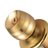 Max Front Door Entry Pull Door Handle Keyed Lock Mechanical Ball Lock 6cm - Bolt