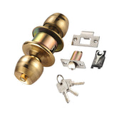 Max Front Door Entry Pull Door Handle Keyed Lock Mechanical Ball Lock 6cm - Bolt