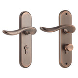 Max Security Mortise Interior Door Lock Latch  Bedroom Lever Handlesets Copper