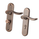 Max Security Mortise Interior Door Lock Latch  Bedroom Lever Handlesets Copper