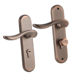 Max Security Mortise Interior Door Lock Latch  Bedroom Lever Handlesets Copper