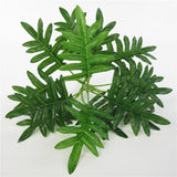 Artificial Plant Leaf Faux Foliage Leaves Plastic Flower for Home Decor 2