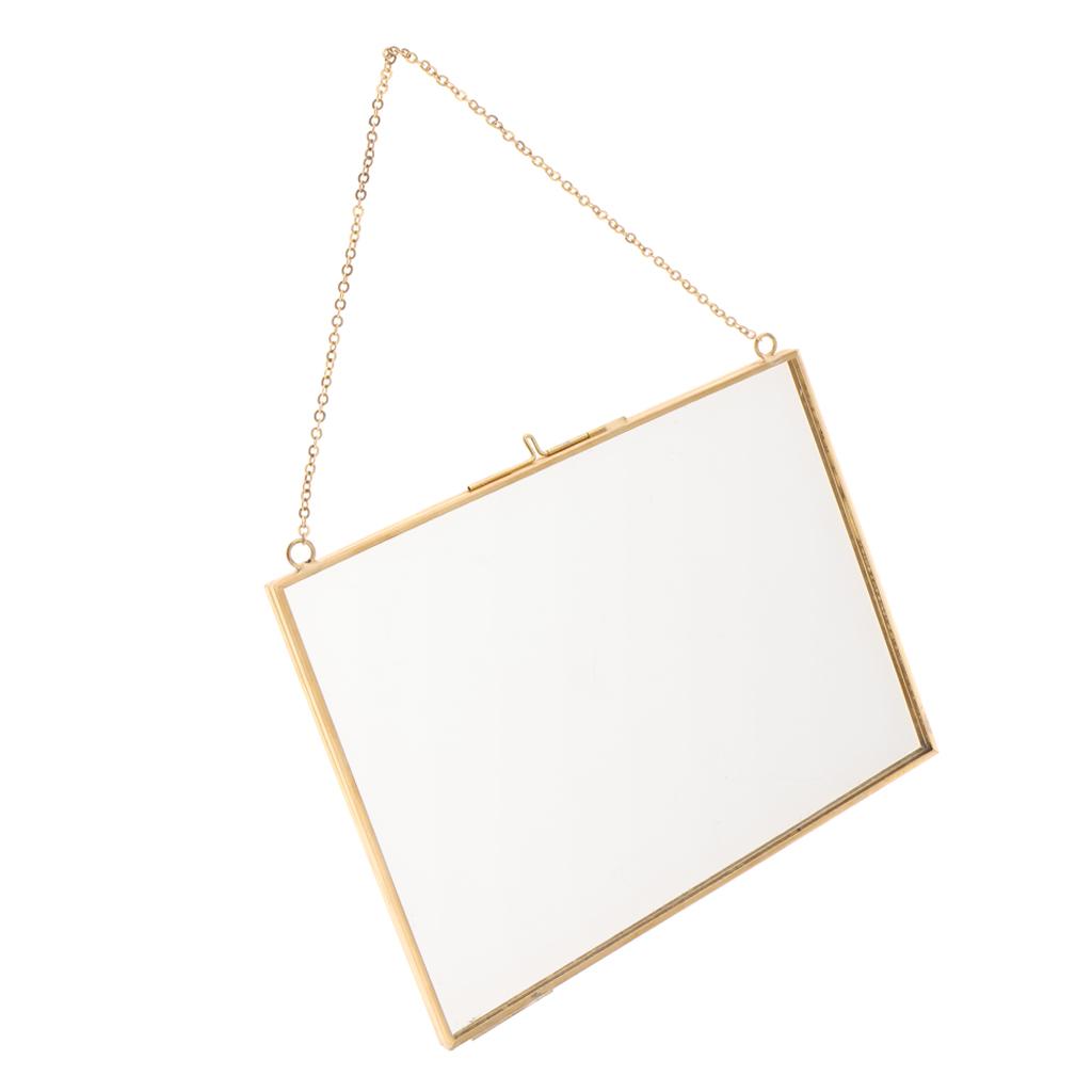 Double Side Hanging Photo Picture Frame Plant Specimen Frame A 20x15cm