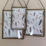 Max Double Side Hanging Photo Picture Frame Plant Specimen Frame B 18x13cm