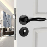 Max Door Lever Privacy Door Lock Set Hardware, 120mm Handle