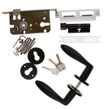 Max Door Lever Privacy Door Lock Set Hardware, 120mm Handle