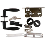 Max Door Lever Privacy Door Lock Set Hardware, 120mm Handle