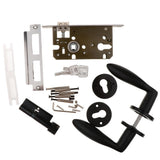 Max Door Lever Privacy Door Lock Set Hardware, 120mm Handle