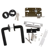 Max Door Lever Privacy Door Lock Set Hardware, 125mm Handle