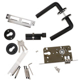 Max Door Lever Privacy Door Lock Set Hardware, 125mm Handle