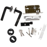 Max Door Lever Privacy Door Lock Set Hardware, 125mm Handle