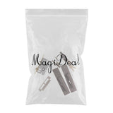 Max Modern Style Mute Interior Door Handle Lock Bedroom Privacy Lockset Gray - Aladdin Shoppers