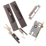Max Modern Style Mute Interior Door Handle Lock Bedroom Privacy Lockset Gray - Aladdin Shoppers