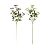 Max Artificial Foam Flower Plastic Plant for Wedding Home Decoration Purple