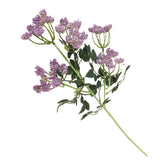 Max Artificial Foam Flower Plastic Plant for Wedding Home Decoration Purple