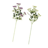 Max Artificial Foam Flower Plastic Plant for Wedding Home Decoration Purple