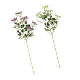 Max Artificial Foam Flower Plastic Plant for Wedding Home Decoration Purple