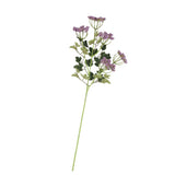 Max Artificial Foam Flower Plastic Plant for Wedding Home Decoration Purple