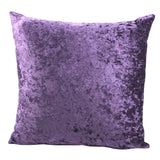 Max 50x50cm Square Short Plush Velvet Throw Cushion Cover For Sofa Dark Purple - Aladdin Shoppers