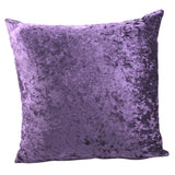 Max 50x50cm Square Short Plush Velvet Throw Cushion Cover For Sofa Dark Purple - Aladdin Shoppers