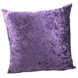 Max 50x50cm Square Short Plush Velvet Throw Cushion Cover For Sofa Dark Purple - Aladdin Shoppers