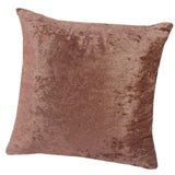 Max 60x60cm Square Short Plush Velvet Throw Cushion Cover For Sofa Bed Brown - Aladdin Shoppers