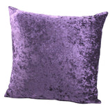 Max 60x60cm Square Short Plush Velvet Throw Cushion Cover For Sofa Bed Dark Purple - Aladdin Shoppers