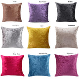 Max 60x60cm Square Short Plush Velvet Throw Cushion Cover For Sofa Bed Deep Rose - Aladdin Shoppers