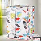 Max Coated Oxford Cloth Washing Machine Cover Protector Colorful Leaves-L - Aladdin Shoppers