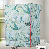Max Coated Oxford Cloth Washing Machine Cover Protector Green Leaves-L - Aladdin Shoppers