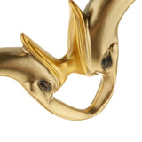 Maxbell Resin Swan Couple Figurine Lovers Swan Statue Home Wedding Decor Ornaments