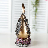 Maxbell Resin Swan Couple Figurine Lovers Swan Statue Home Wedding Decor Ornaments