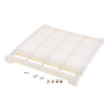 Max plastic wardrobe layered partition adjustable shelf storage rack 38cm M White - Aladdin Shoppers
