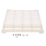 Max plastic wardrobe layered partition adjustable shelf storage rack 38cm M White - Aladdin Shoppers