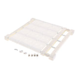 Max plastic wardrobe layered partition adjustable shelf storage rack 38cm M White - Aladdin Shoppers