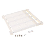 Max plastic wardrobe layered partition adjustable shelf storage rack 38cm M White - Aladdin Shoppers