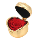 Max Handmade Preserved Flower Rose Valentine's Day Gift Red-Gold - Aladdin Shoppers