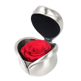 Max Handmade Preserved Flower Rose Valentine's Day Gift Red-Silver - Aladdin Shoppers