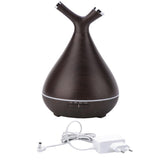 Max 400ml Aroma Essential Oil Diffuser Ultrasonic Air Humidifier Wood Grain A - Aladdin Shoppers