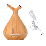 Max 400ml Aroma Essential Oil Diffuser Ultrasonic Air Humidifier Wood Grain B - Aladdin Shoppers