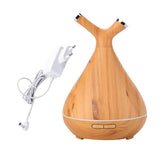 Max 400ml Aroma Essential Oil Diffuser Ultrasonic Air Humidifier Wood Grain B - Aladdin Shoppers