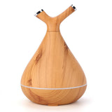 Max 400ml Aroma Essential Oil Diffuser Ultrasonic Air Humidifier Wood Grain B - Aladdin Shoppers