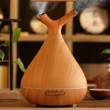 Max 400ml Aroma Essential Oil Diffuser Ultrasonic Air Humidifier Wood Grain B - Aladdin Shoppers