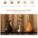 Max 400ml Aroma Essential Oil Diffuser Ultrasonic Air Humidifier Wood Grain B - Aladdin Shoppers