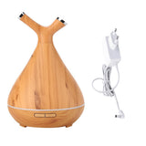 Max 400ml Aroma Essential Oil Diffuser Ultrasonic Air Humidifier Wood Grain B - Aladdin Shoppers