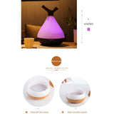 Max 400ml Aroma Essential Oil Diffuser Ultrasonic Air Humidifier Wood Grain C - Aladdin Shoppers