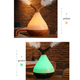 Max 400ml Aroma Essential Oil Diffuser Ultrasonic Air Humidifier Wood Grain C - Aladdin Shoppers